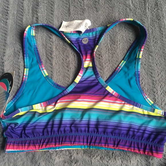 NWT ROXY reversible mix it up sports/swim top. Size M - Picture 4 of 11